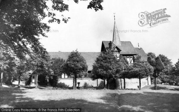 Photo of Hopwas, St Chad's Church c.1965