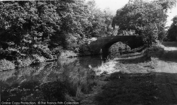 Photo of Hopwas, The Canal And Wood Bridge c.1965