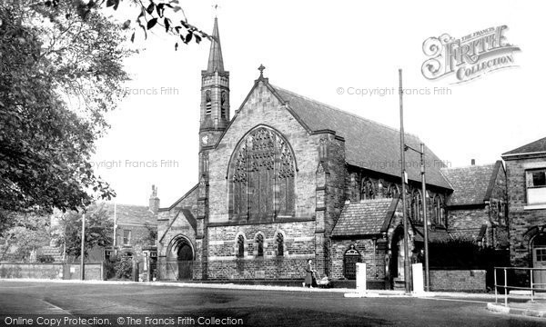 Photo of Hopwood, St John's Church c.1955