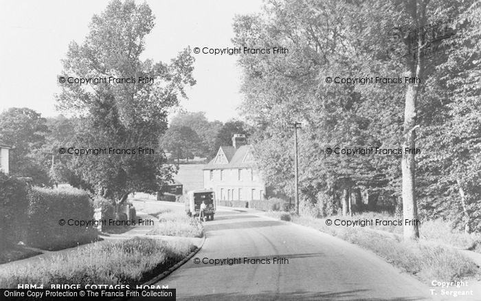 Photo of Horam, Bridge Cottages c.1955