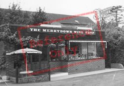 Merrydown Wine Shop c.1960, Horam