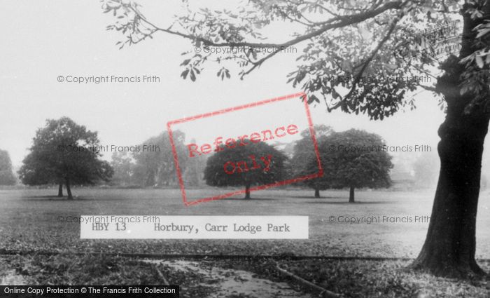 Photo of Horbury, Carr Lodge Park c.1955