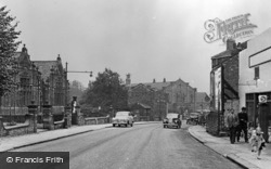 Westfield Road And Library c.1955, Horbury