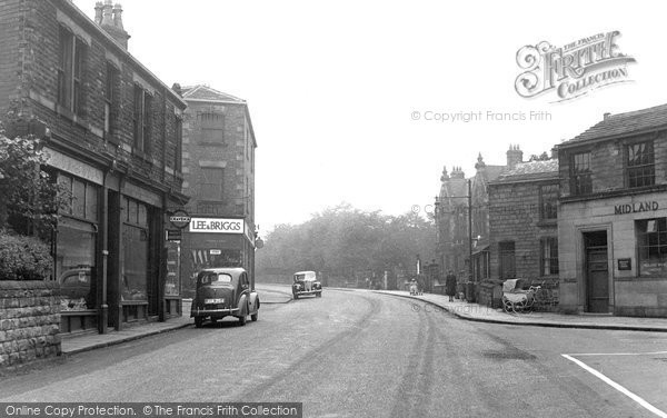Photo of Horbury, Westfield Road And Town Hall c.1955