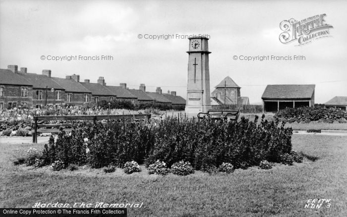 Photo of Horden, The Memorial c.1950