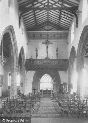 Church Interior c.1955, Horley