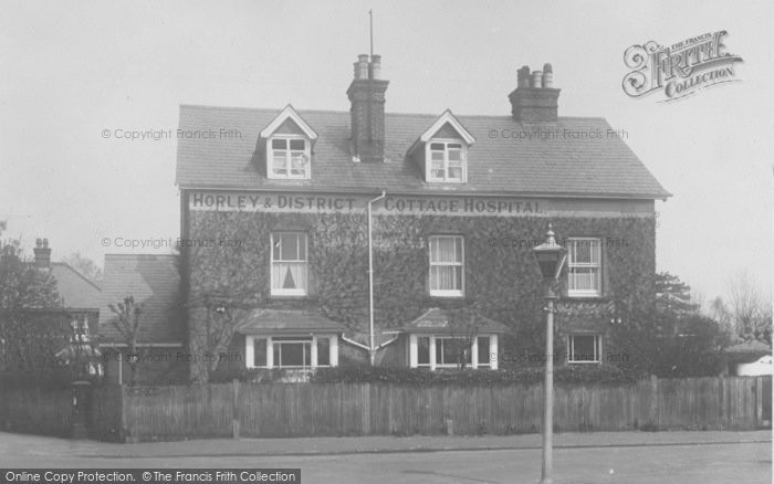 Photo of Horley, Cottage Hospital 1931