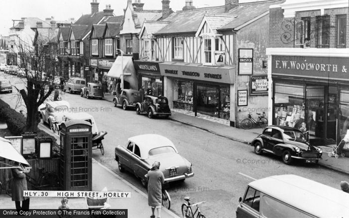 Photo of Horley, High Street c.1960