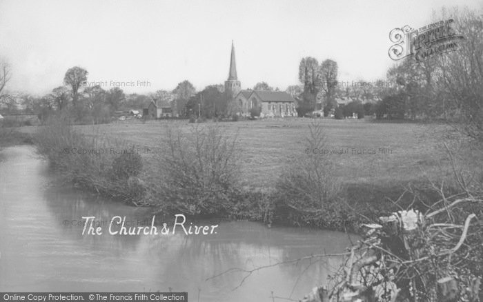 Photo of Horley, St Bartholomew's Church And River Mole 1929