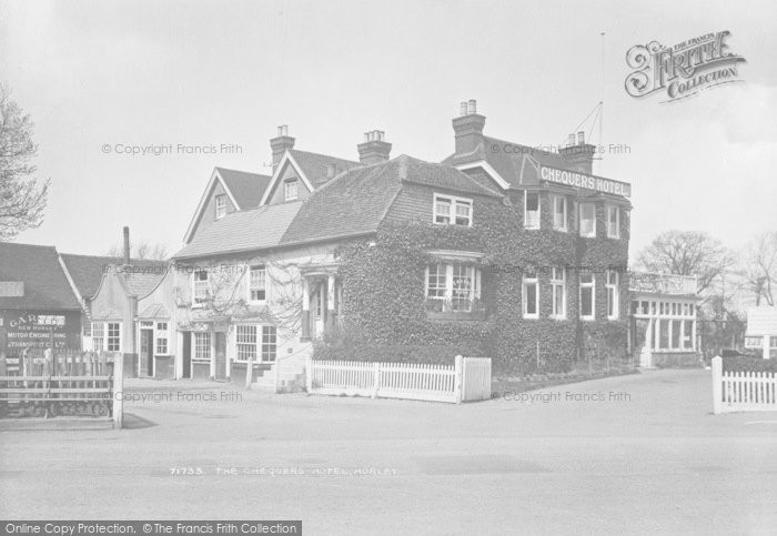 Photo of Horley, The Chequers Hotel 1922