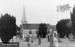 The Parish Church c.1960, Horley