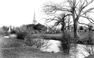 Horley, view from the River Mole 1906