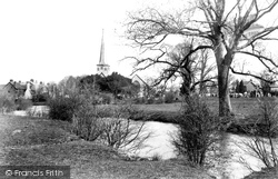Horley, view from the River Mole 1906