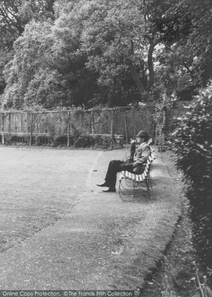 Photo of Horncastle, Man In The Park c.1965