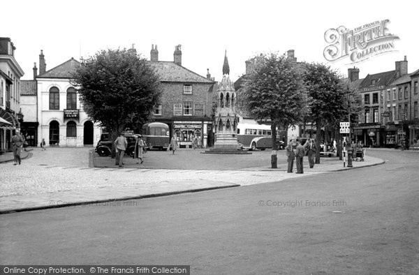 Photo of Horncastle, Market Place c.1955