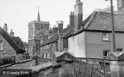 The Church From The Riverside c.1960, Horncastle