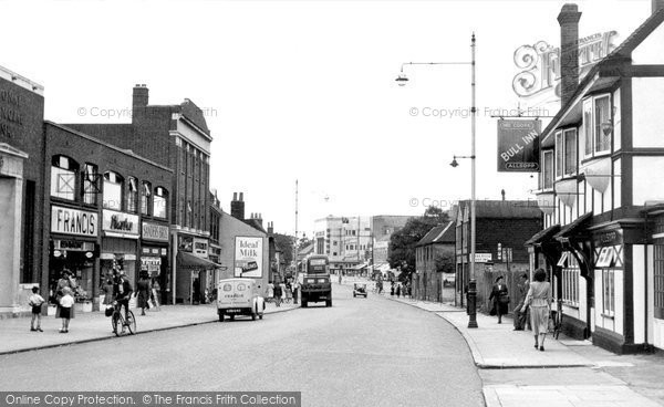 Photo of Hornchurch, High Street c.1955