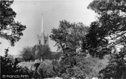 St Andrew's Church From The Dell c.1950, Hornchurch