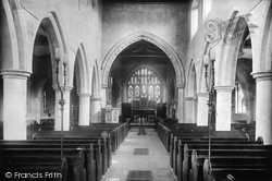 St Andrew's Church Interior 1908, Hornchurch