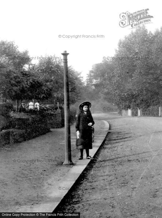 Photo of Hornchurch, Young Woman In Parkstone Avenue 1909