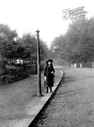 Young Woman In Parkstone Avenue 1909, Hornchurch