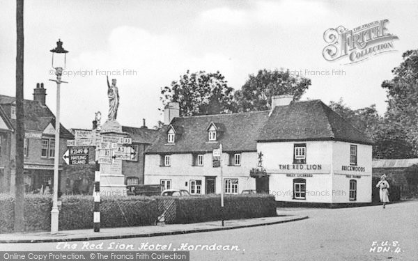 Photo of Horndean, The Red Lion Hotel c.1955