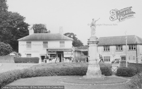 Photo of Horndean, War Memorial And Post Office c.1960