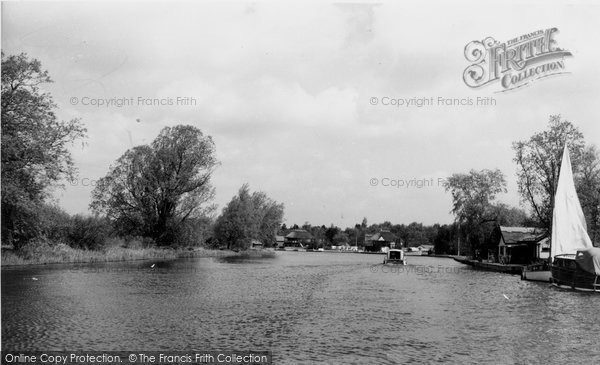 Photo of Horning, River Bure From Horning Ferry c.1965