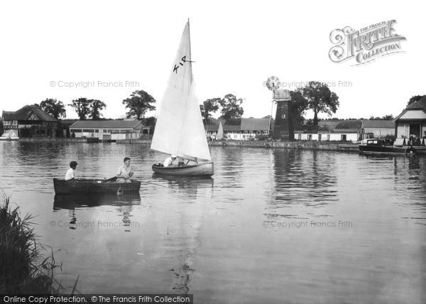 Photo of Horning, Sailing On The Broad 1934