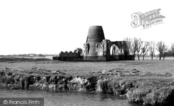 St Benet's Abbey From The River Bure c.1965, Horning