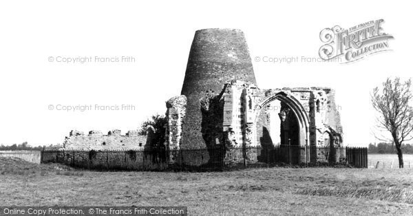 Photo of Horning, St Benet's Abbey Ruins c.1955