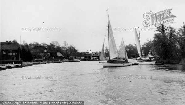 Photo of Horning, Yachts On River Bure c.1965