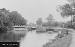 Lock Gates, River Cam c.1955, Horningsea