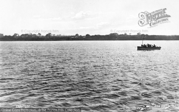 Photo of Hornsea, A Motor Boat On The Mere c.1930