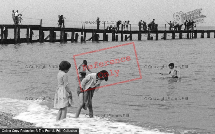 Photo of Hornsea, Beach And Jetty c.1960
