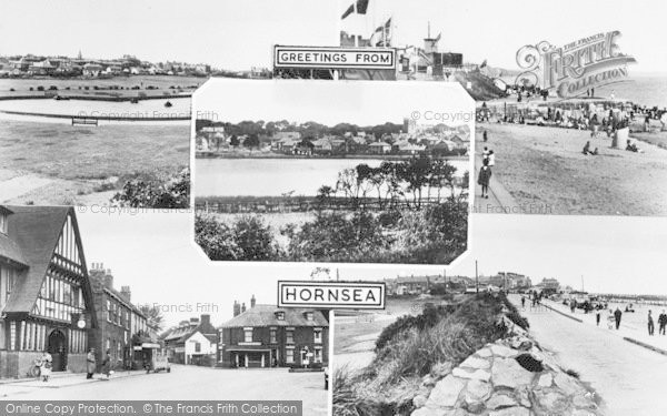 Photo of Hornsea, Composite c.1955