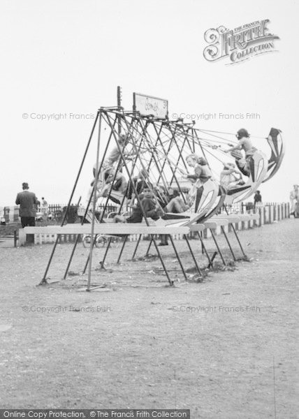 Photo of Hornsea, Swing Boats, Kiddies Corner c.1955