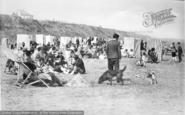 Photo of Hornsea, The Bathing Beach c.1930
