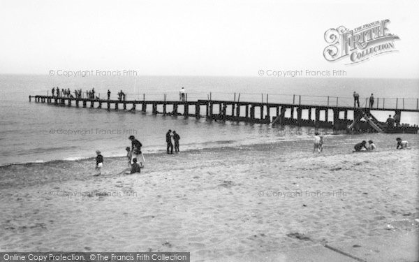 Photo of Hornsea, The Beach And Jetty c.1960