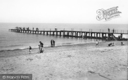 The Beach And Jetty c.1960, Hornsea