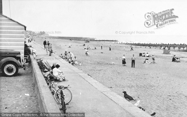 Photo of Hornsea, The Beach c.1955