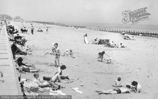 Photo of Hornsea, The Beach c.1960