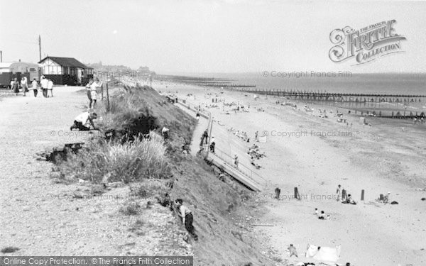 Photo of Hornsea, The Beach c.1960