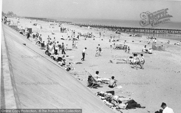 Photo of Hornsea, The Beach c.1960