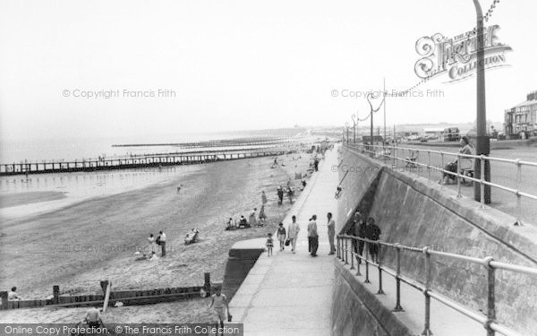Photo of Hornsea, The Beach c.1960