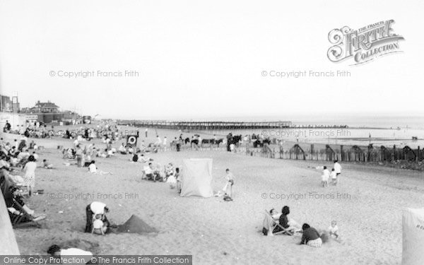 Photo of Hornsea, The Beach c.1960
