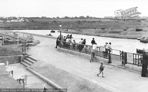 Photo of Hornsea, The Boating Lake c.1955