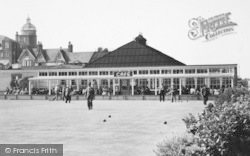 The Bowling Greens And Floral Hall c.1950, Hornsea