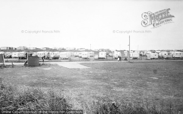 Photo of Hornsea, The Caravan Camp c.1955
