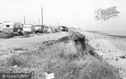 The Caravan Site And Beach c.1960, Hornsea